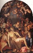 Agnolo Bronzino The Deposition from the Cross oil on canvas